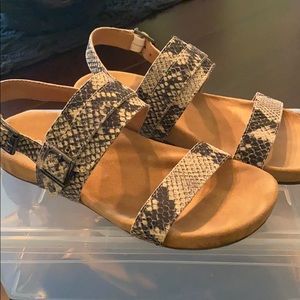 Vionic snake skin sandals
